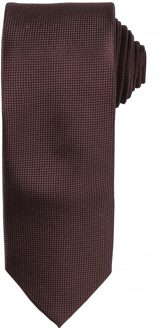 Premier Heren Micro Waffle Formal Work Tie (Pakket van 2) (Bruin) - One Size