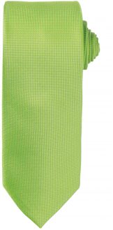 Premier Heren Micro Waffle Formal Work Tie (Pakket van 2) (Kalk) Groen - One Size