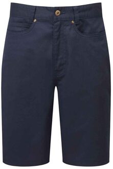 Premier Heren Performance Chino Casual Shorts (Marine) Navy - 38 Normaal