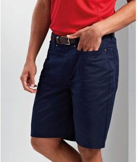 Premier Heren Performance Chino Shorts (Marine) Navy - 4XL