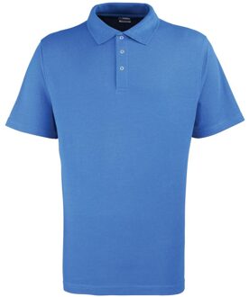 Premier Heren Pique Stud Front Poloshirt (Koningsblauw) - maat 4XL