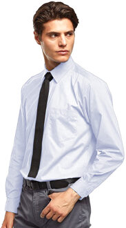 Premier Heren Premier Poplin Formeel Overhemd Met Lange Mouwen (Lichtblauw) - 17N