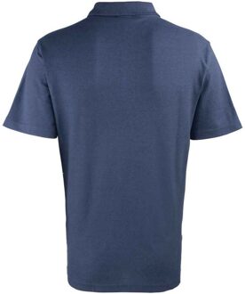 Premier Heren press stud werkpoloshirt Navy