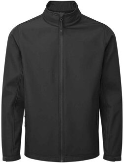 Premier Heren Recycled Wind Resistant Soft Shell Jacket (Zwart) - 2XL