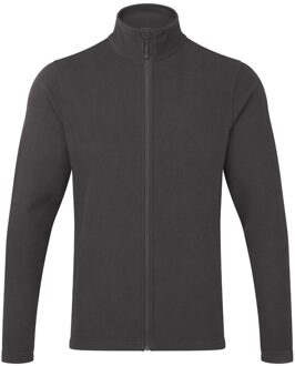 Premier Heren Recyclight Full Zip Fleecejack (Donkergrijs) - S