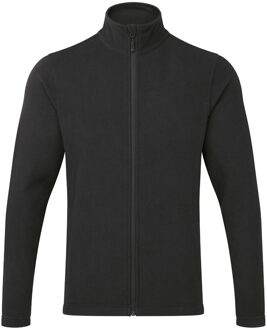 Premier Heren Recyclight Full Zip Fleecejack (Zwart) - 5XL