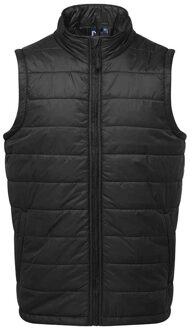 Premier Heren Recyclight Gewatteerd Gilet (Zwart) - L