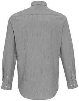 Premier Heren stripe oxford overhemd Wit