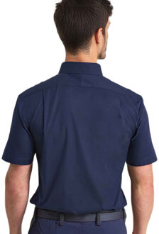 Premier Heren Supreme Oxford overhemd met korte mouwen (Marine) Navy - 2XL
