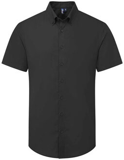 Premier Heren Supreme Oxford overhemd (Zwart)