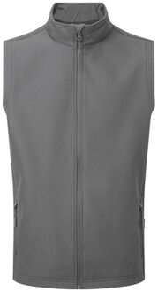 Premier Heren Windchecker Gerecycled Printbaar Gilet (Donkergrijs) - M