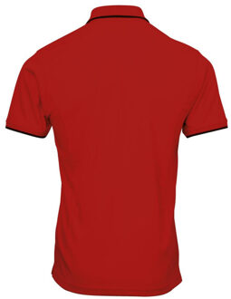 Premier Herencontrast coolchecker polo shirt Rood - L