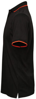 Premier Herencontrast coolchecker polo shirt Zwart