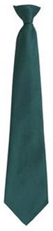 Premier Herenmode "Kleuren" Work Clip On Tie (Fles) Groen - One Size