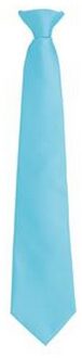 Premier Herenmode "Kleuren" Work Clip On Tie (Turquoise) - One Size