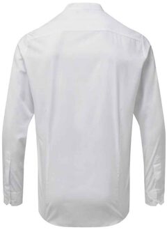 Premier Herenoverhemd met bandjes en lange mouwen Wit