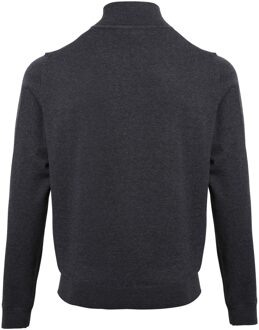 Premier Herenrits sweatshirt met halsopening (Houtskool) - XL