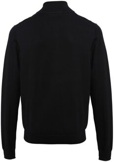 Premier Herenrits sweatshirt met halsopening (Zwart) - maat M