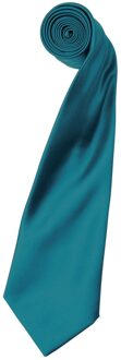 Premier Herensatineband (smal blad) (pakje van 2) (Teal) Groenblauw