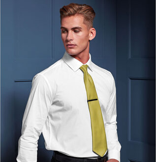 Premier Herensatineband (Smalblad) (Citroen) Geel