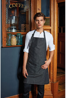 Premier Jeanssteek Slabberschort (Indigo Denim) Indigoblauw - One Size