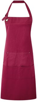 Premier Kaliber Zwaar Canvas Zakschort (Bourgondië) Bourgogne - One Size