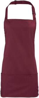 Premier Kleuren 2-in-1 schort / werkkleding (Pack of 2) (Bourgondië) Bourgogne - One Size
