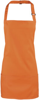 Premier Kleuren 2-in-1 schort / werkkleding (Pack of 2) (Oranje) - One Size