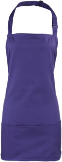 Premier Kleuren 2-in-1 schort / werkkleding (Pack of 2) (Paars)