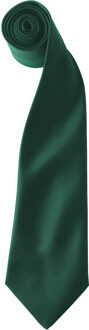 Premier Kleuren Heren Satin Clip Tie (Pakket van 2) (Fles) Groen - One Size