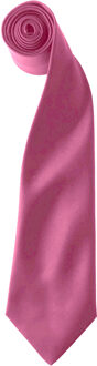 Premier Kleuren Heren Satin Clip Tie (Pakket van 2) (Fuchsia) - One Size