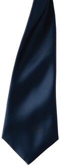 Premier Kleuren Heren Satin Clip Tie (Pakket van 2) (Marine) Navy - One Size