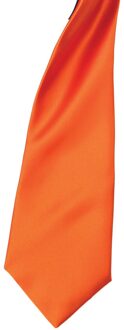 Premier Kleuren Heren Satin Clip Tie (Pakket van 2) (Terracotta) Groenblauw
