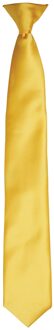 Premier Kleuren Heren Satin Clip Tie (Zonnebloem) Geel - One Size