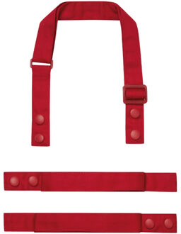 Premier Kleuren swap & pop schortriemen Rood - One size