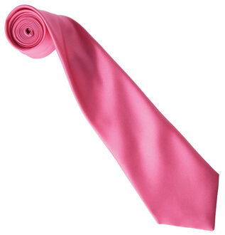 Premier Kleurencollectie satijnen stropdas Fuchsia