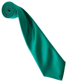 Premier Kleurencollectie satijnen stropdas Groen