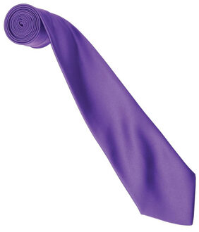 Premier Kleurencollectie satijnen stropdas Violet