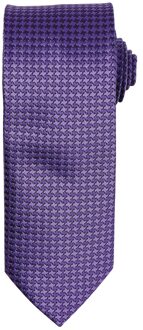 Premier Puppytooth Stropdas (Paars) - One Size