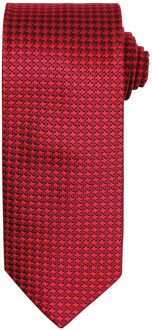 Premier Puppytooth Stropdas (Rood) - One Size