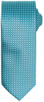 Premier Puppytooth Stropdas (Turquoise) - maat