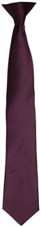 Premier Satijnen stropdas voor volwassenen (Aubergine) - maat Paars