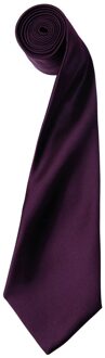 Premier Satijnen stropdas voor volwassenen (Aubergine) Paars - One Size