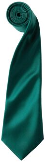 Premier Satijnen stropdas voor volwassenen (Fles groen) - maat