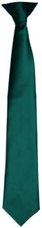 Premier Satijnen stropdas voor volwassenen (Fles) Groen - One Size