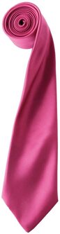 Premier Satijnen stropdas voor volwassenen (Heet Roze) - One Size