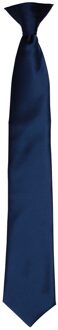 Premier Satijnen stropdas voor volwassenen (Marine) Navy