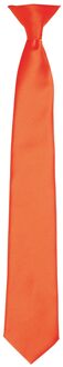 Premier Satijnen stropdas voor volwassenen (Oranje)
