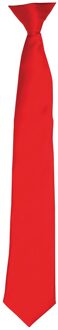Premier Satijnen stropdas voor volwassenen (Rood) - One Size