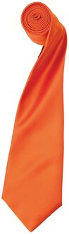Premier Satijnen stropdas voor volwassenen (Terracotta) Koraal - One Size